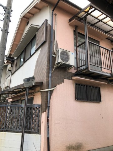 ベルメゾン一須賀Ⅲ号館の外観|外側ベランダから見た感じです。