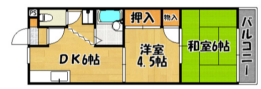 メゾン池上Ⅱの間取り
