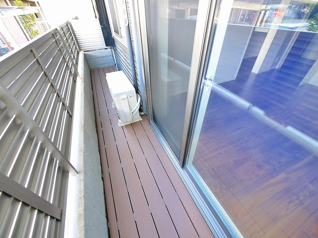 シャーメゾンＦＵＪＩＭＯＴＯのバルコニー|広々としたバルコニーです