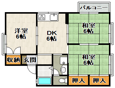 メゾンフレールの間取り