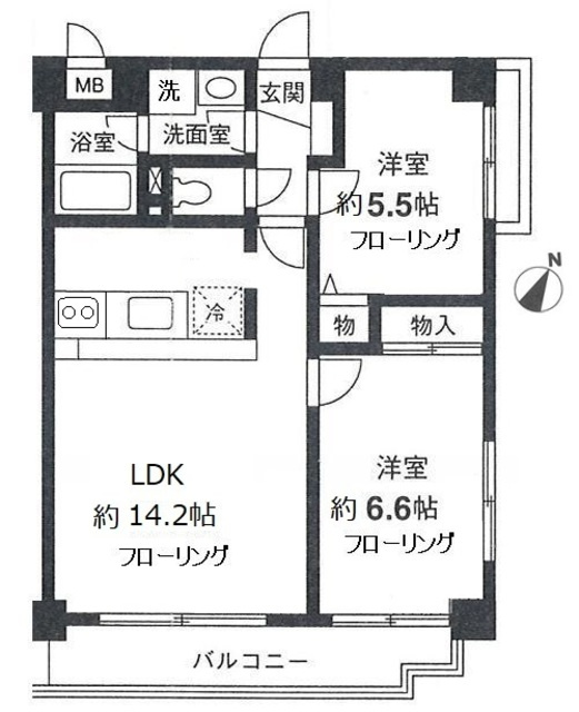 ヒルシュガッセの間取り