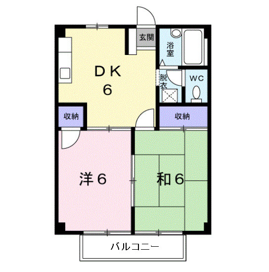 ハイム榎戸の間取り