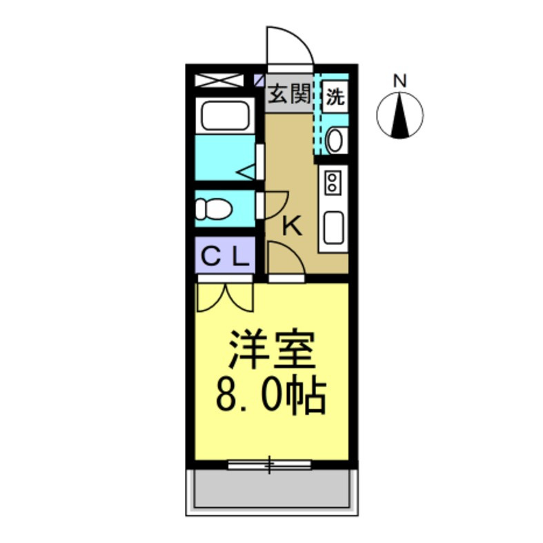 ニューコーポANOの間取り