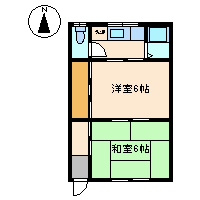 【間取り】 | 板宿ハイツ