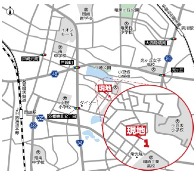 ユニオンハイツ戸崎の地図