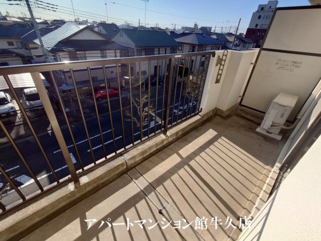 ハイツサンパークのバルコニー