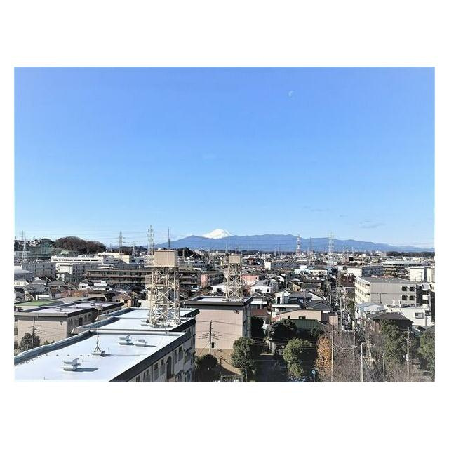 クレストプライムレジデンス　アベニュー壱番館　（川崎市幸区新小倉）の展望|バルコニーからは富士山が望めます