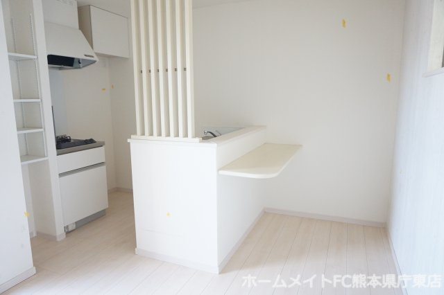 熊本市中央区弥生町のアパートのキッチン