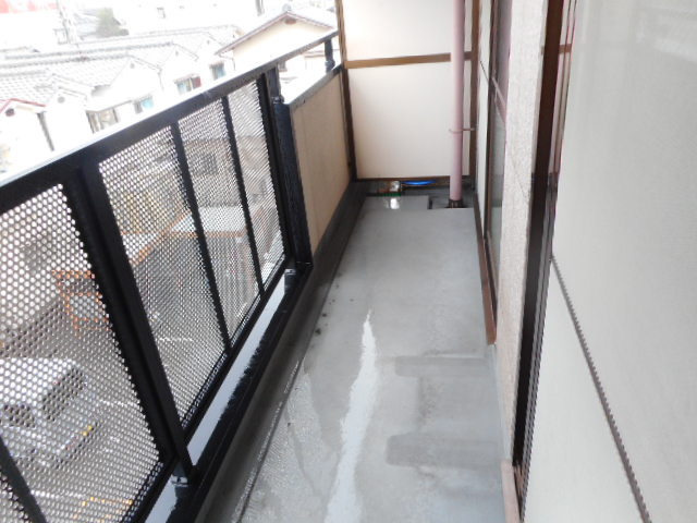 シャルム西之山のバルコニー