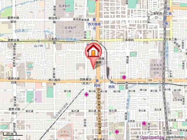 マ・リッチ西院の地図