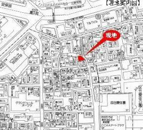 グランツ四谷の地図|グランツ四谷