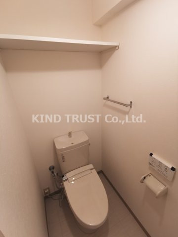 ヒルズ扇町のトイレ|落ち着いたトイレです