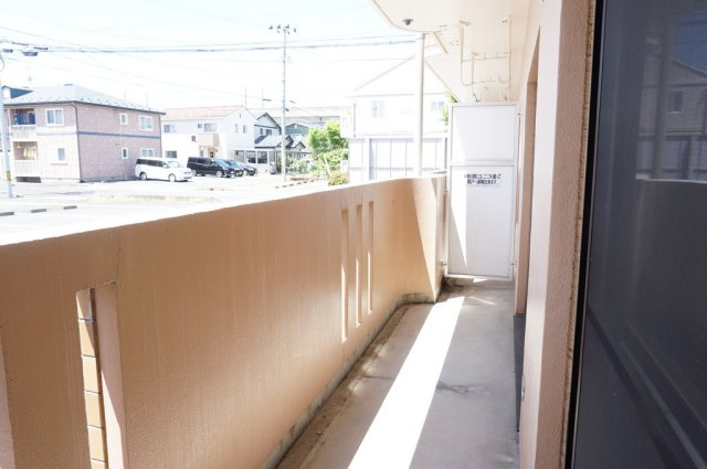 ユーミー・ＹＭＧ津志田のバルコニー