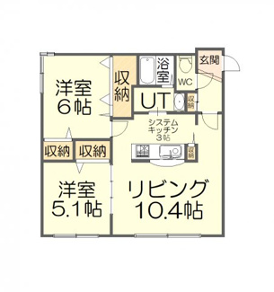 【間取り】 | ラ・ヴィクトワール琴似