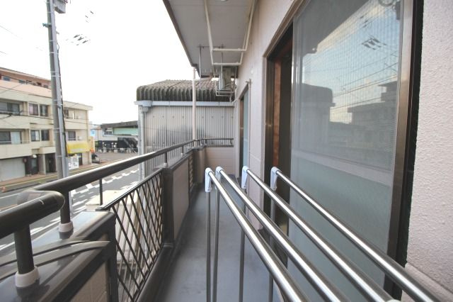 あざみのスクエアのバルコニー|広々としたバルコニーです