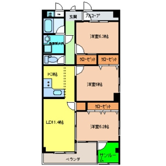 【間取り】 | さくらいマンション石田浜