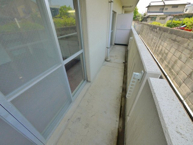 まあぁろ～マンションのバルコニー