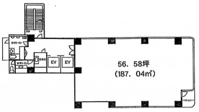 日本工築２号館ビルの間取り