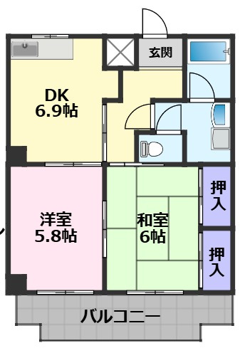 【間取り】 | レジデンス横山