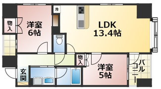 【間取り】 | イーグルコート烏丸御池