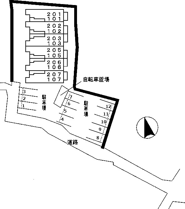 ポルト・プレッソの区画図