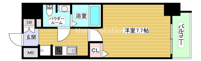【間取り】 | レオンヴァリエ福島野田
