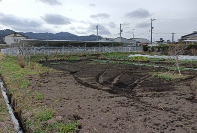 都城市安久町の売地の外観