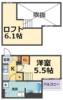 【間取り】 | Belle mer 甲子園