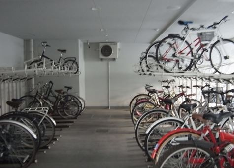 レジディア四谷三丁目のその他共用部分|駐輪場