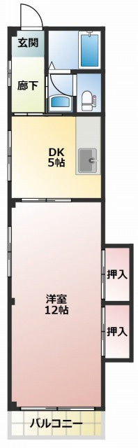 コーポ東久の間取り