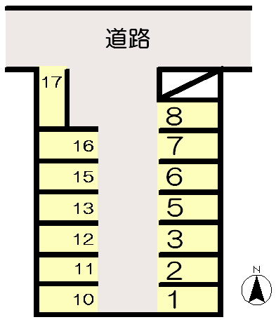 【間取り】 | 美並駐車場