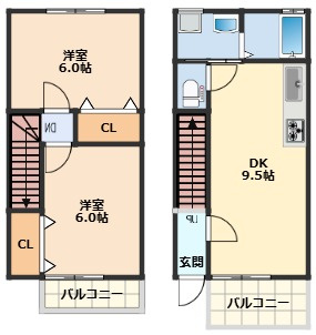 【間取り】 | 矢ノ嶋ベルフォーレ