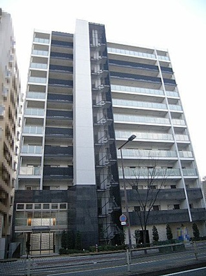 【外観】 | エステムコート梅田天神橋IIグラシオ | ◆2013年2月に竣工した12階建て総戸数76戸のマンションです。天然石とタイルを使用したスタイリッシュな外観です！