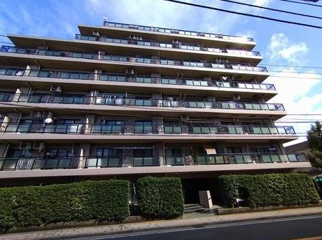 マイキャッスル新川崎　（川崎市幸区小倉1丁目）の外観|物件の外観です　マイキャッスル新川崎　3LDK+WIC・専用テラス付　新規内装リノベーションマンション　南西向き陽当り良好　各居室収納有り　1997年3月築　湘南新宿ライン宇須「新川崎」歩12分