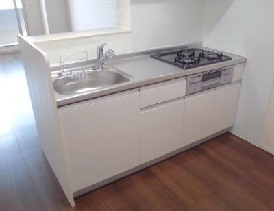 【キッチン】 | LSY45 | うれしい3口ガスコンロ付き