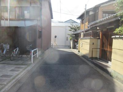 プリジェール北御所の地図|前面道路