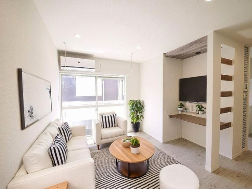 ラポールの居間・リビング|CGで家具等を配置したもので家具等は含まれません