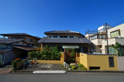 【前面道路含む現地写真】 | 【見花山古家付き土地】
