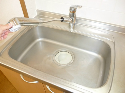 【キッチン】 | ミニヨンA | 浄水カートリッジが内蔵出来るキッチンの水洗です（^J^）