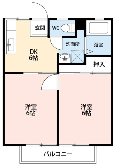 【間取り】 | 駒之舞アパート