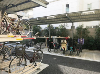 【駐輪場】 | 【最上階・角部屋】グローベルザスクエア東高円寺 | 【最上階・角部屋】グローベルザスクエア東高円寺