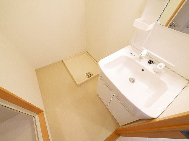 Hale学園前の洗面所|忙しい朝には欠かせない洗面所です