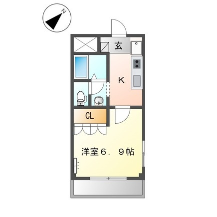 【間取り】 | エクセルハイツ岡田
