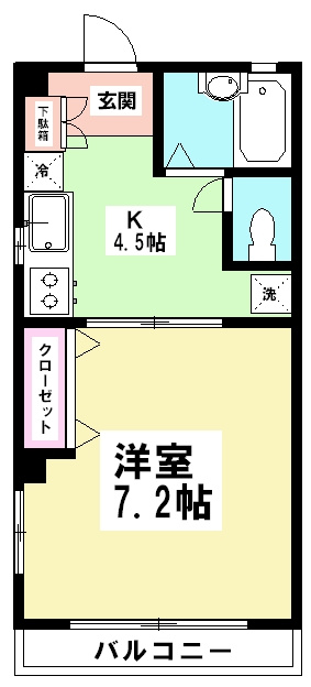 アウトリガー津田沼の間取り