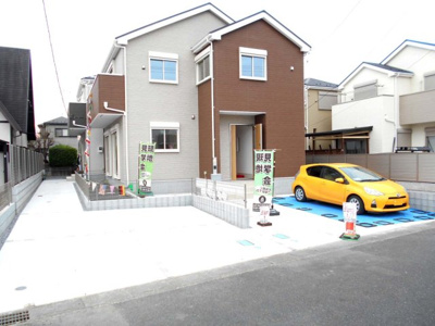 【外観】 | 新築　春日部　備後西　全2棟　1号棟　らすと1棟 | ・武里駅徒歩10分・一ノ割13分・駐車場2台並列・南向き・20.5帖リビング・備後小・武里中・