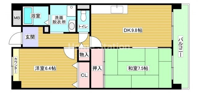 【間取り】 | アコール海老江
