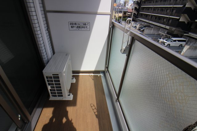 ベラジスタ塚本のバルコニー