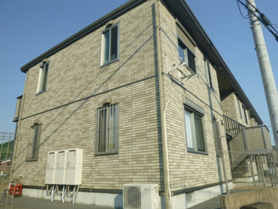 【外観】 | フルーヴ | お洒落なタイル張りの外観