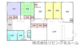 【間取り】 | 扇島貸家
