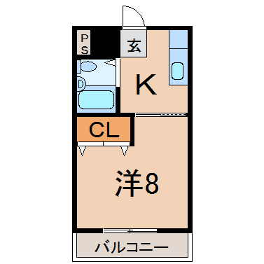 ラフィーヌ東原の間取り
